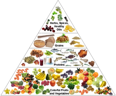 Nutrition pyramid without Keto Diet